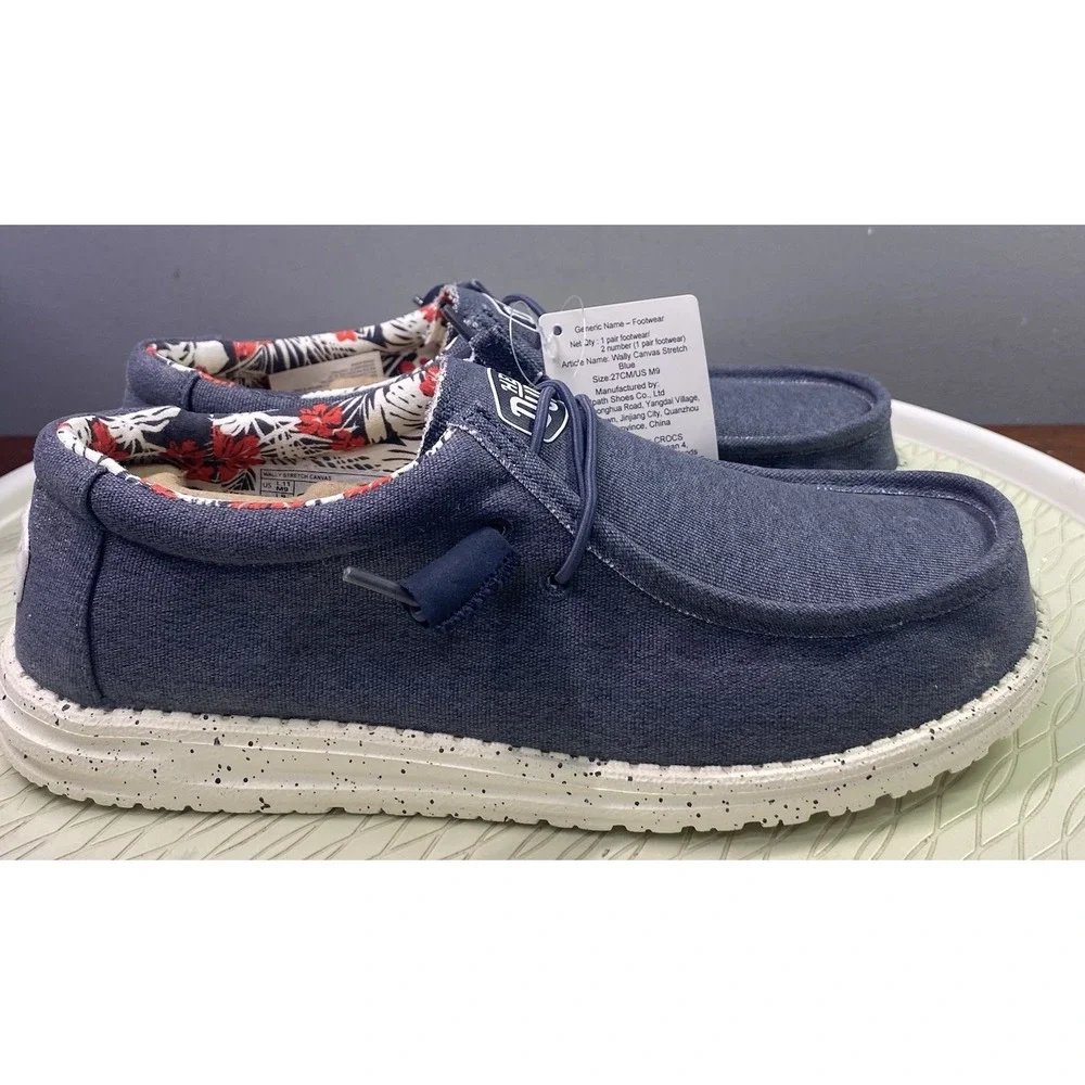 Hey Dude Wally Stretch Slip-on Shoe Red/White&Blue 4th Of July Loafer M 9/Wom 11